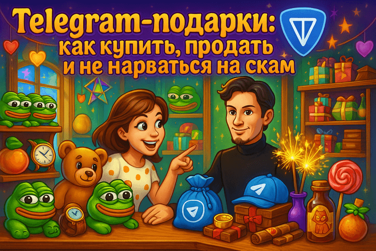 Как купить/продать Telegram-подарки не нарвавшись на скам